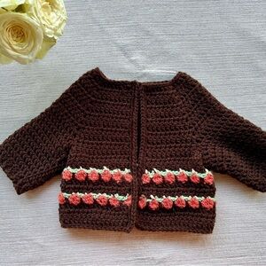 Handmade Pumpkins in a Row Sweater